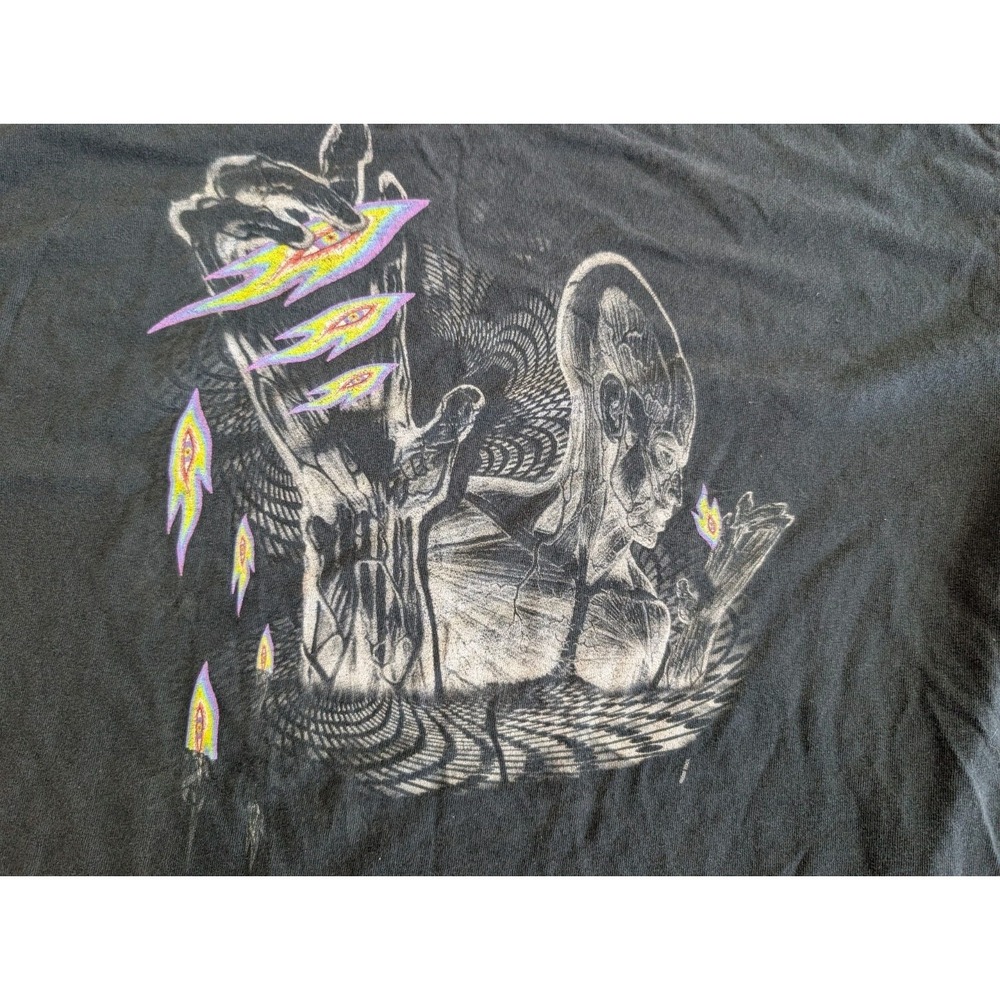 Vintage Rare Y2k 2002 Tool Lateralus Flame Eye Alex Grey Band T-shirt Size XL - Picture 7 of 8